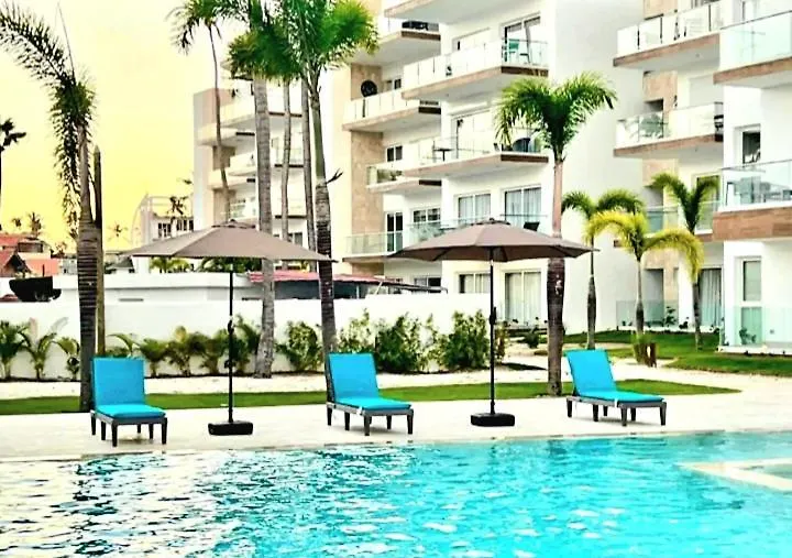 Un Paraiso Con Vista Al Mar Y Piscina Punta Cana Apartamento